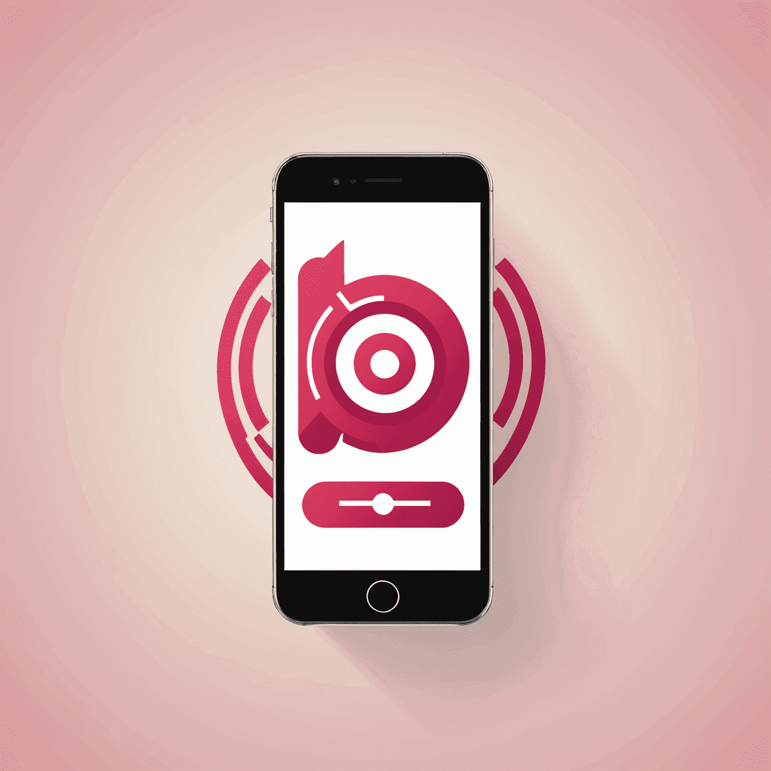 mobipolu logo featuring a stylized mobile phone icon with red and pink accents