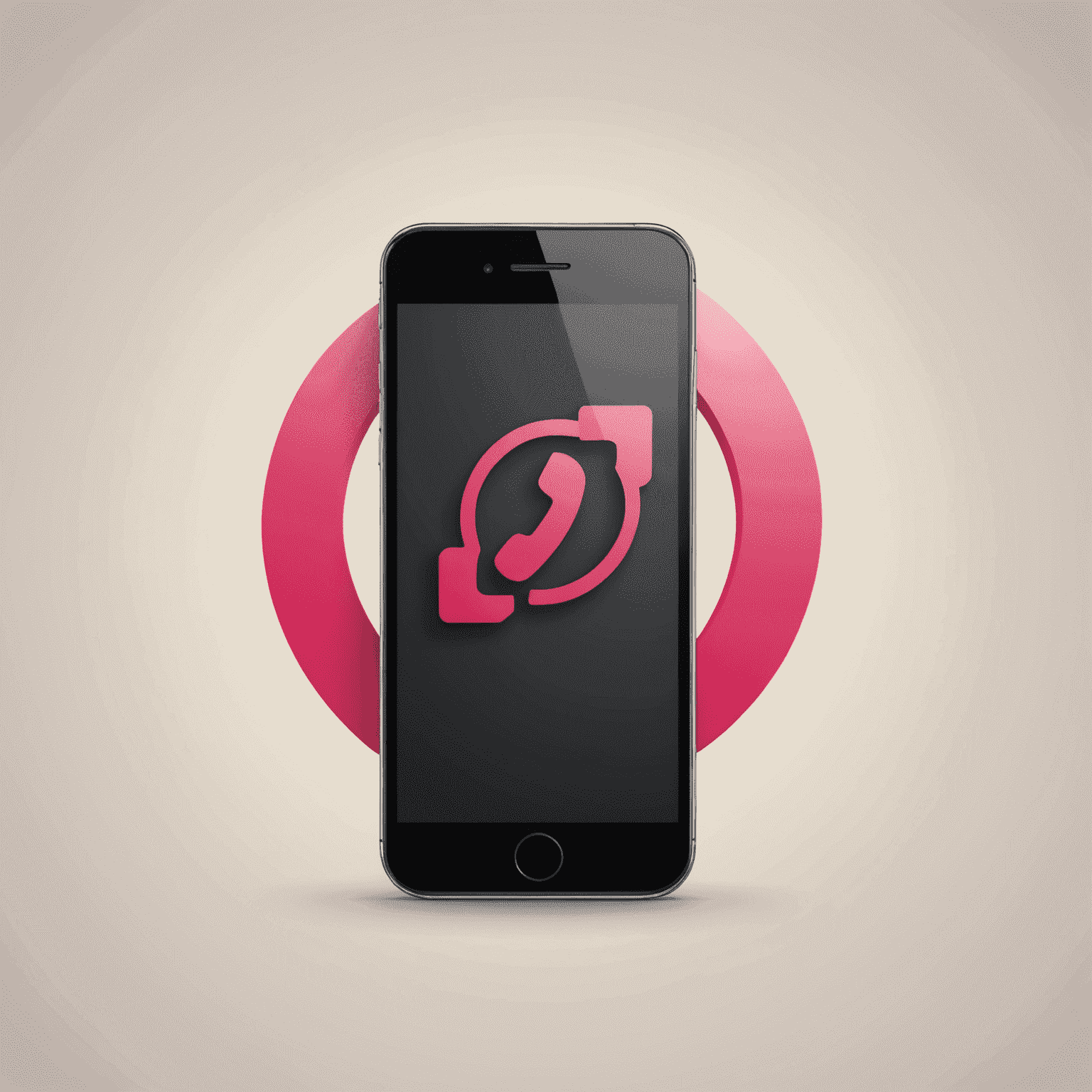 mobipolu logo featuring a stylized mobile phone icon with red and pink accents