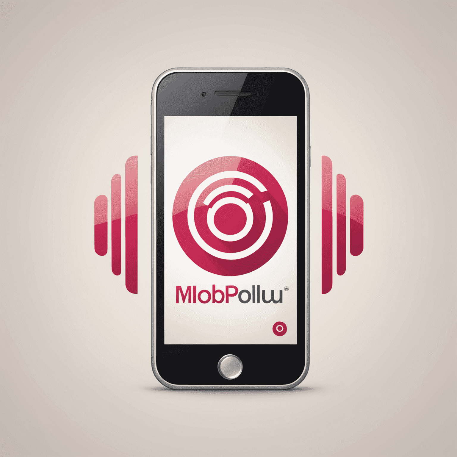 mobipolu logo featuring a stylized mobile phone icon with red and pink accents