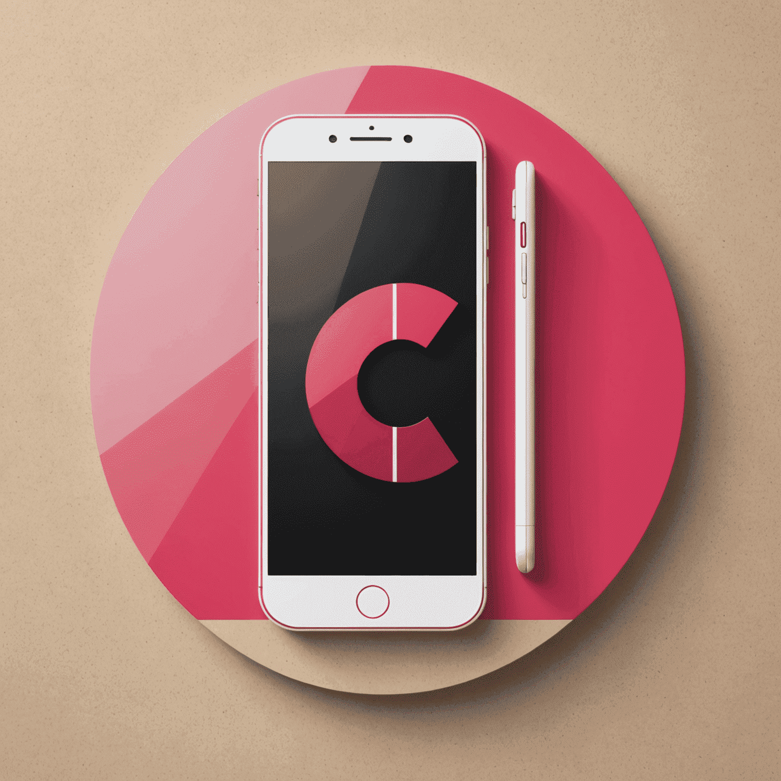 mobipolu logo featuring a stylized mobile phone icon with red and pink accents