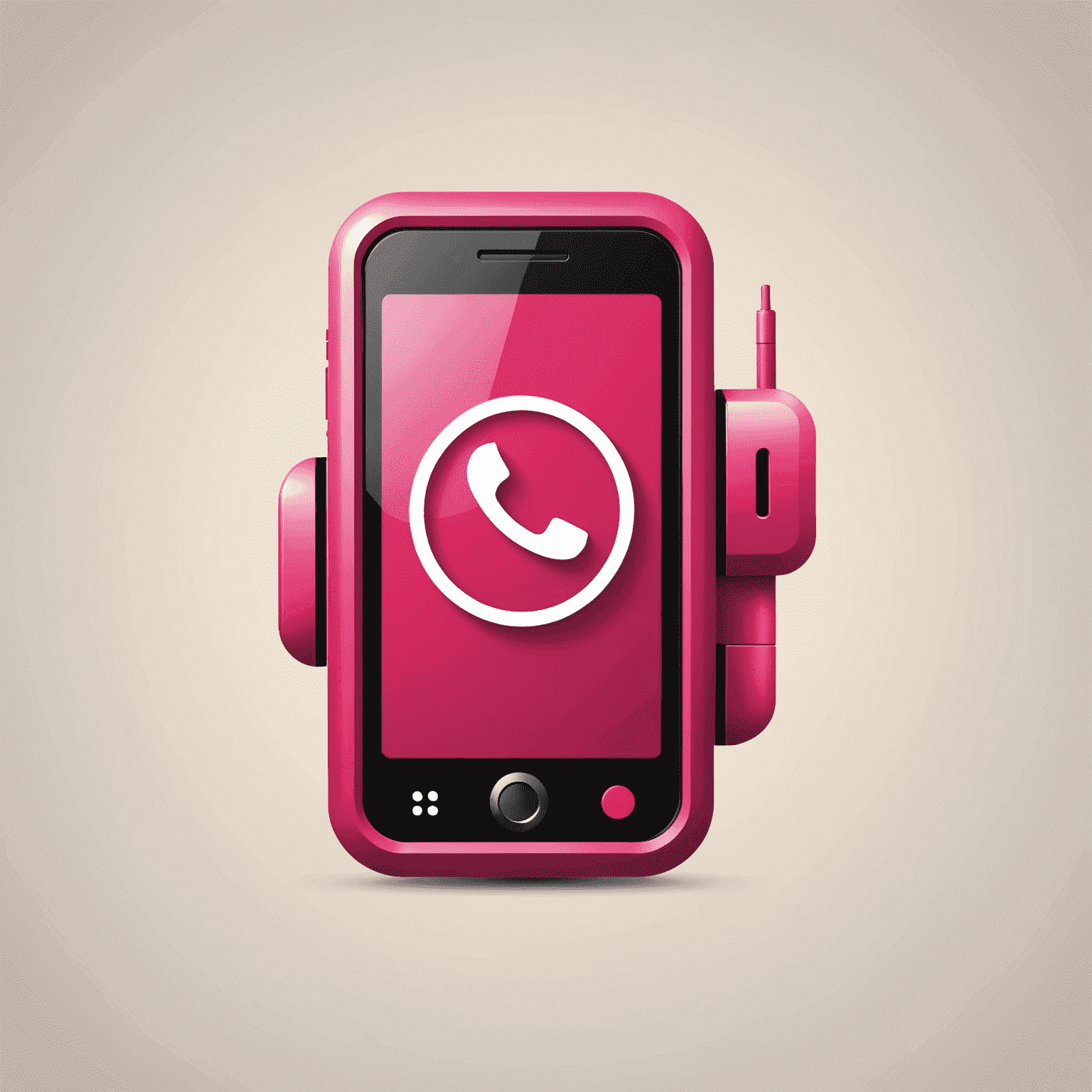 mobipolu logo featuring a stylized mobile phone icon with red and pink accents